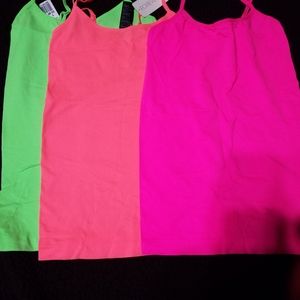 Forever 21 Neon Cami Lot of 3